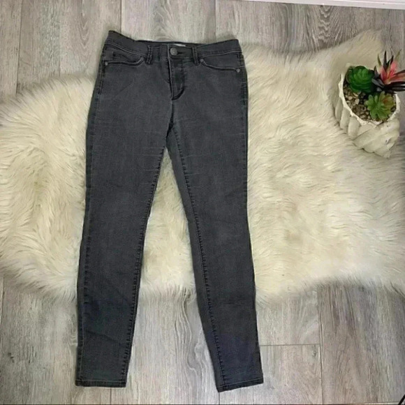 Ann Taylor washed out  black or gray loft jean legging 27 4 - Picture 2 of 7